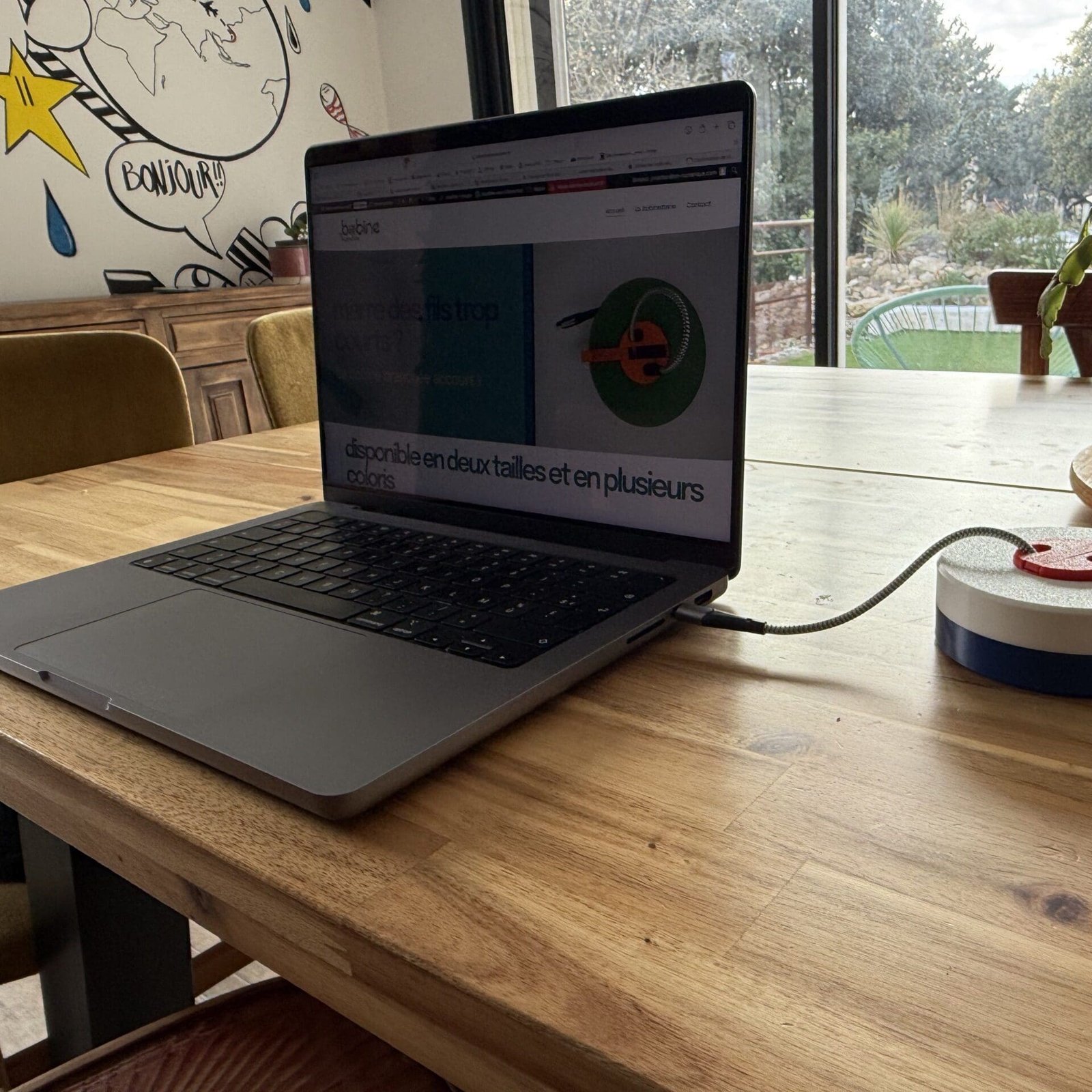 Utilisation d'une bobine branchée en déplacement, réunion ou autre contexte où les prises ne sont pas à côté.