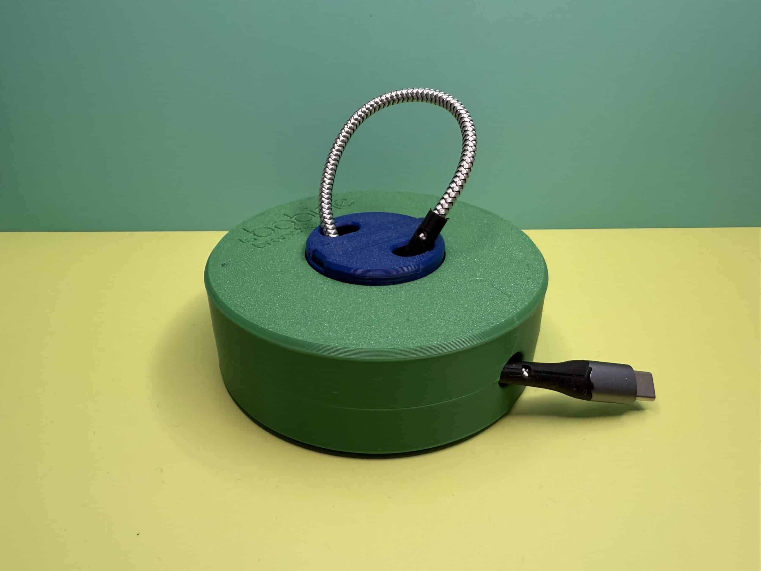 Bobine branchée de côté - Coloris Vert Bleu